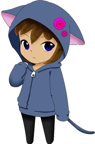 男孩卫衣蓝色素材卡通人物