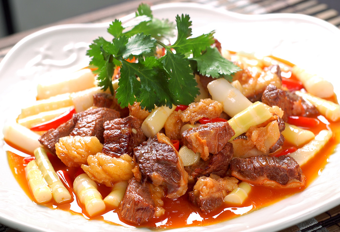 XCXC1358革命新菜-脆笋烧竹腩