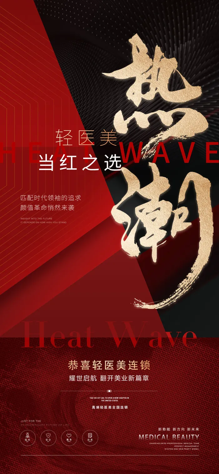医美喜报3psd模版下载