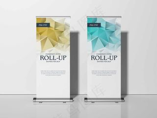 易拉宝样机 易拉宝效果图