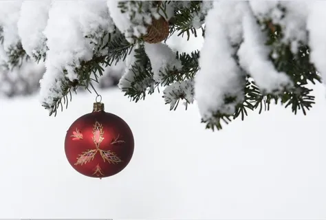圣诞节冬天背景风景
