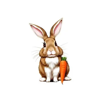 兔子胡萝卜免抠