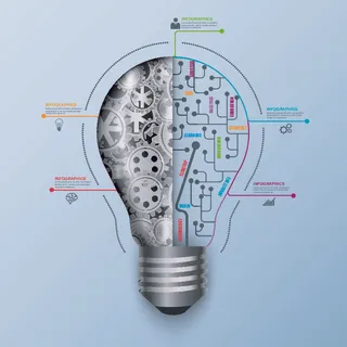 ppt素材3d数据图表模板可视化图形统计标签矢量图标模型ai源文件