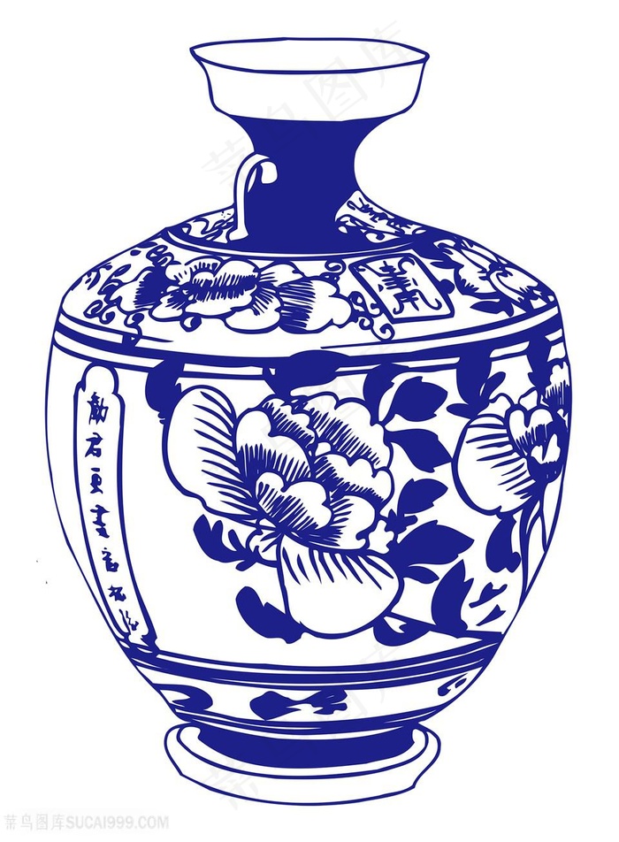 书画国画瓷器国粹青花瓷中国风图片