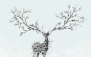 北欧背景墙现代简约壁画 