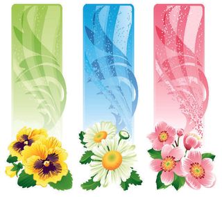 欢迎春天到花开风景