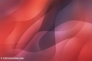红色曲线渐变炫彩背景图片