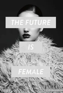 黑白时尚美女艺术装饰画