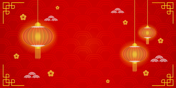2022虎年新年春节卡通模板喜庆节日背景psd模版下载