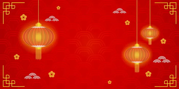 2022虎年新年春节卡通模板喜庆节日背景psd模版下载
