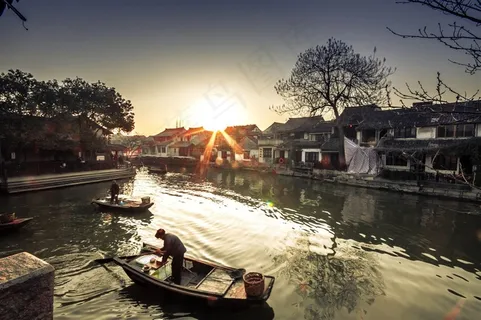 浙江西塘古镇摄影风景图 浙江西塘古镇摄影风景图