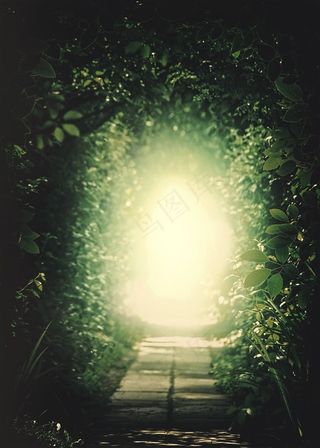 梦幻的林间小道