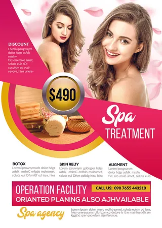 设计SPA按摩海报