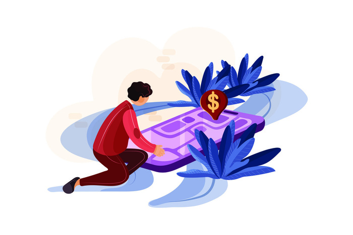 扁平化人物场景办公互联网等距ai矢量设计网页海报UI素材插画