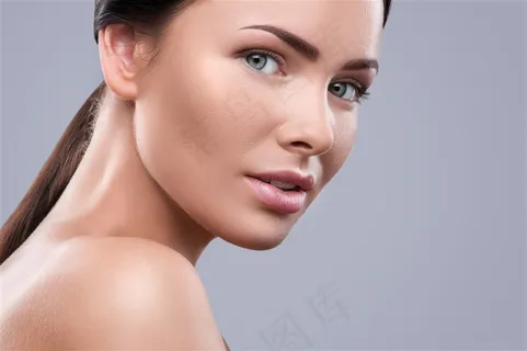 时尚女性面部模特高清摄影