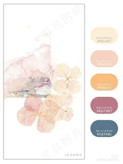 高质量插画配色色卡