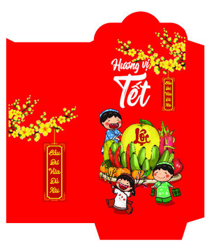 设计新年红包装饰素材