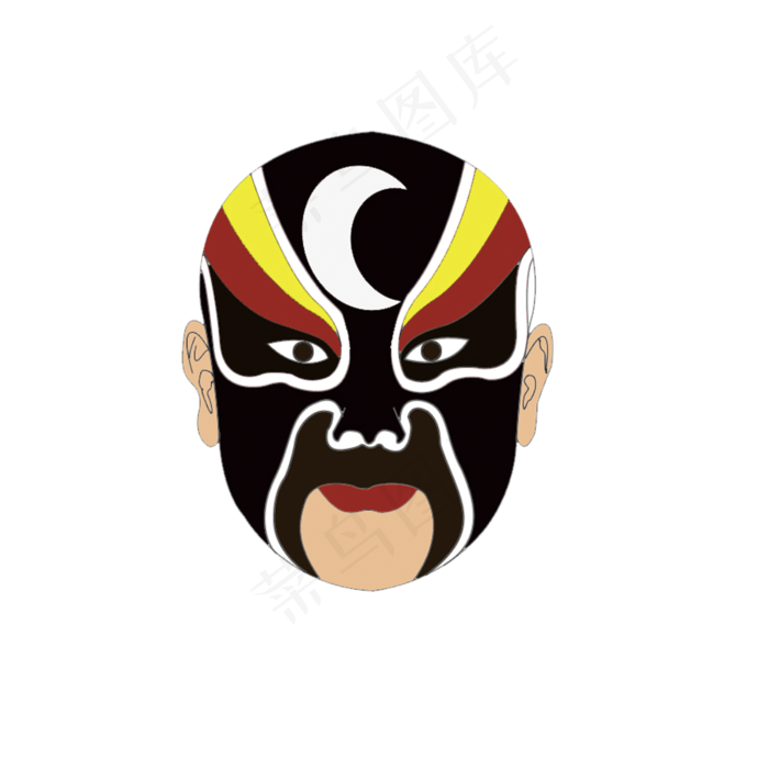 [京剧国粹]京剧脸谱黑脸