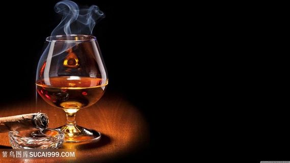 香烟红酒图片
