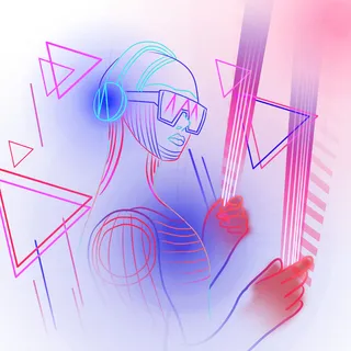 科技人工智能虚拟现实VR元宇宙海报模板PSD分层设计素材