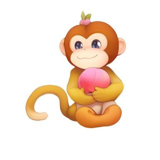 猴子动物免抠