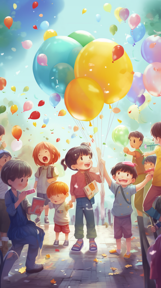 儿童 节日 快乐 热闹 开心