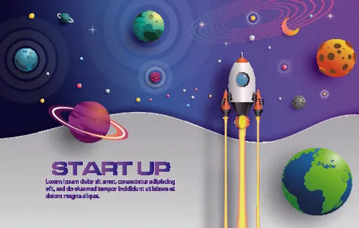 太空宇航员插画