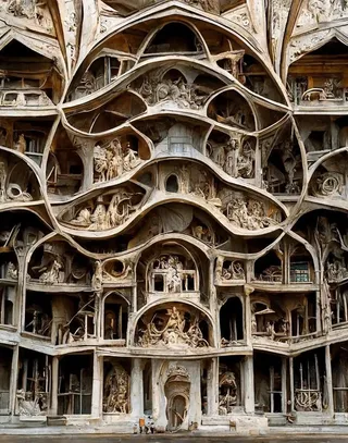 文艺复兴艺术插画