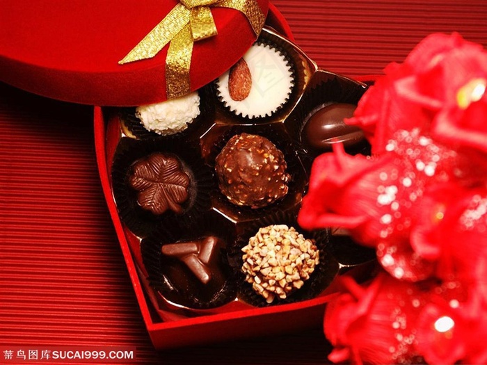红色盒子里的巧克力