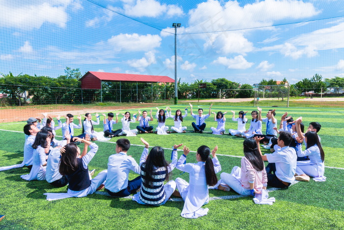 大学校园毕业季照片