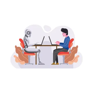 扁平化人物场景办公互联网等距ai矢量设计网页海报UI素材插画