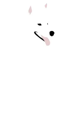 萨摩耶 PNG免抠(705x1134)