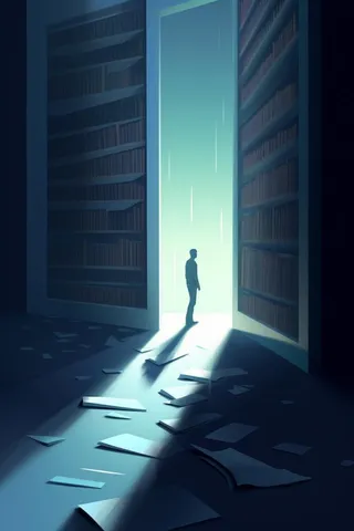 书籍意境光照效果背景