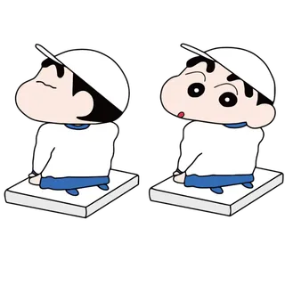 蜡笔小新可爱动画人物免扣素材