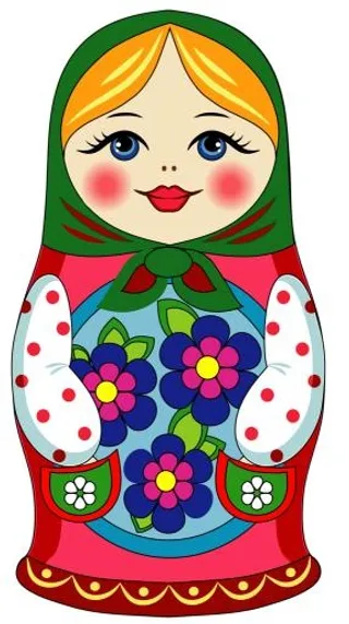 俄罗斯套娃 PNG免抠