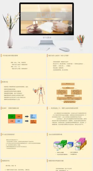 公司企业战略管理PPT模板预览图