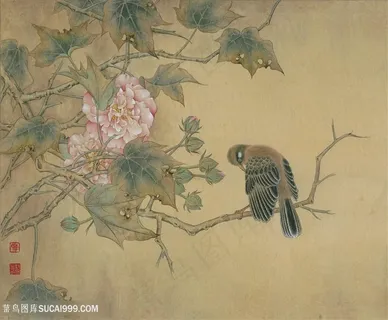 李科宏荷花与杜鹃国画图片 李科宏荷花与杜鹃国画图片