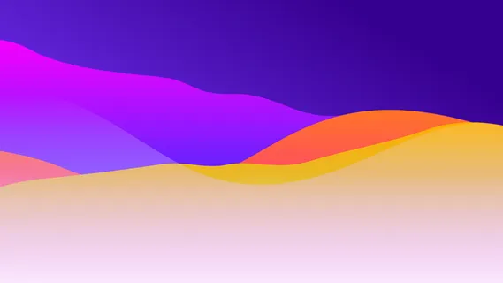 极简剪纸波浪弥散光渐变背景图设计素材