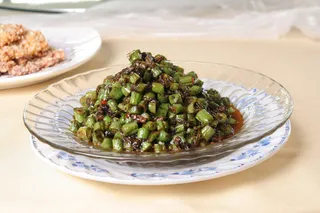 鹅肝榄菜四季豆26元