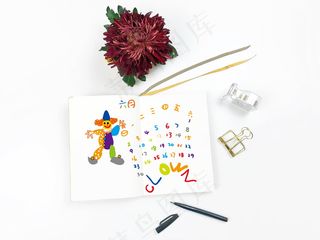 六月卡通日历图片