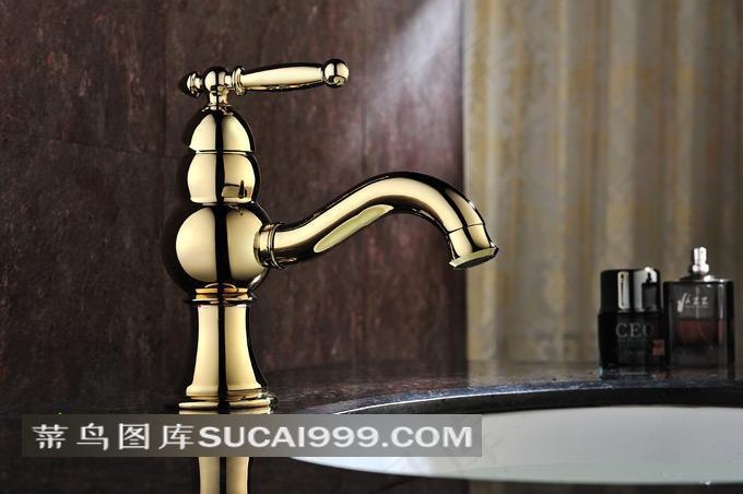 高档水龙头高清摄影图片