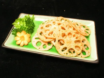  明太鱼籽炒藕片