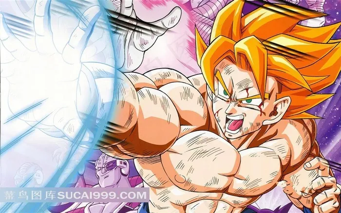 龙珠漫画人物插画素材