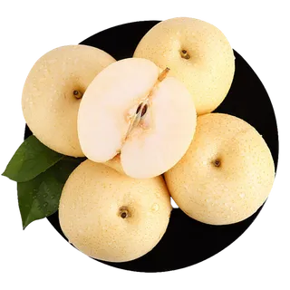 A-皇冠梨水果超市商品白底图免抠实物摄影png格式图片透明底