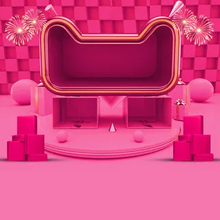 立体C4D场景电商首页主图直通车促销banner海报背景PSD素材