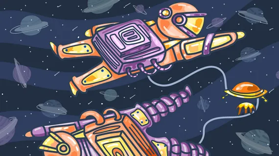 卡通涂鸦街头彩色墙绘壁纸插画儿童创意嘻哈漫画图集PSD素材