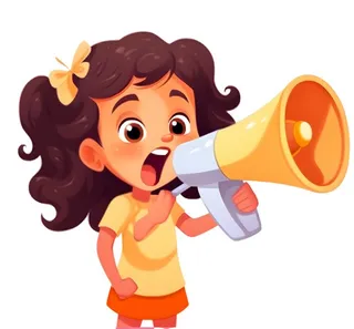 拿着喇叭吆喝的人免抠