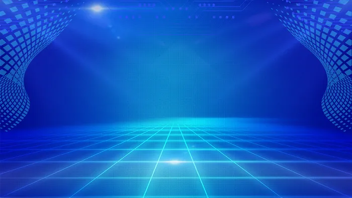 网络科技蓝色光影背景板psd模版下载