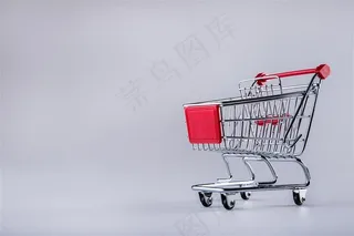 超市购物车图片
