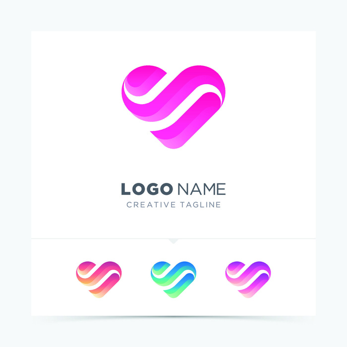 图标识标志公司字母企业商标品牌LOGO设计素材矢量模板